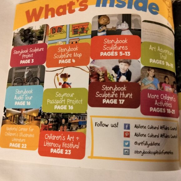 Adventure Guide Booklet Abilene TX Storybook Capital Of America Family Activity - Picture 4 of 7